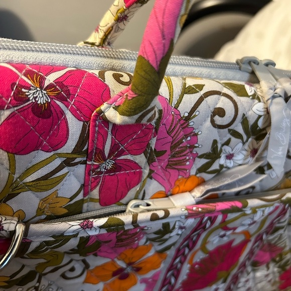 Vera Bradley Hard Shell Laptop Computer Case Bag Folkloric (Retired) with Strap - Picture 15 of 16